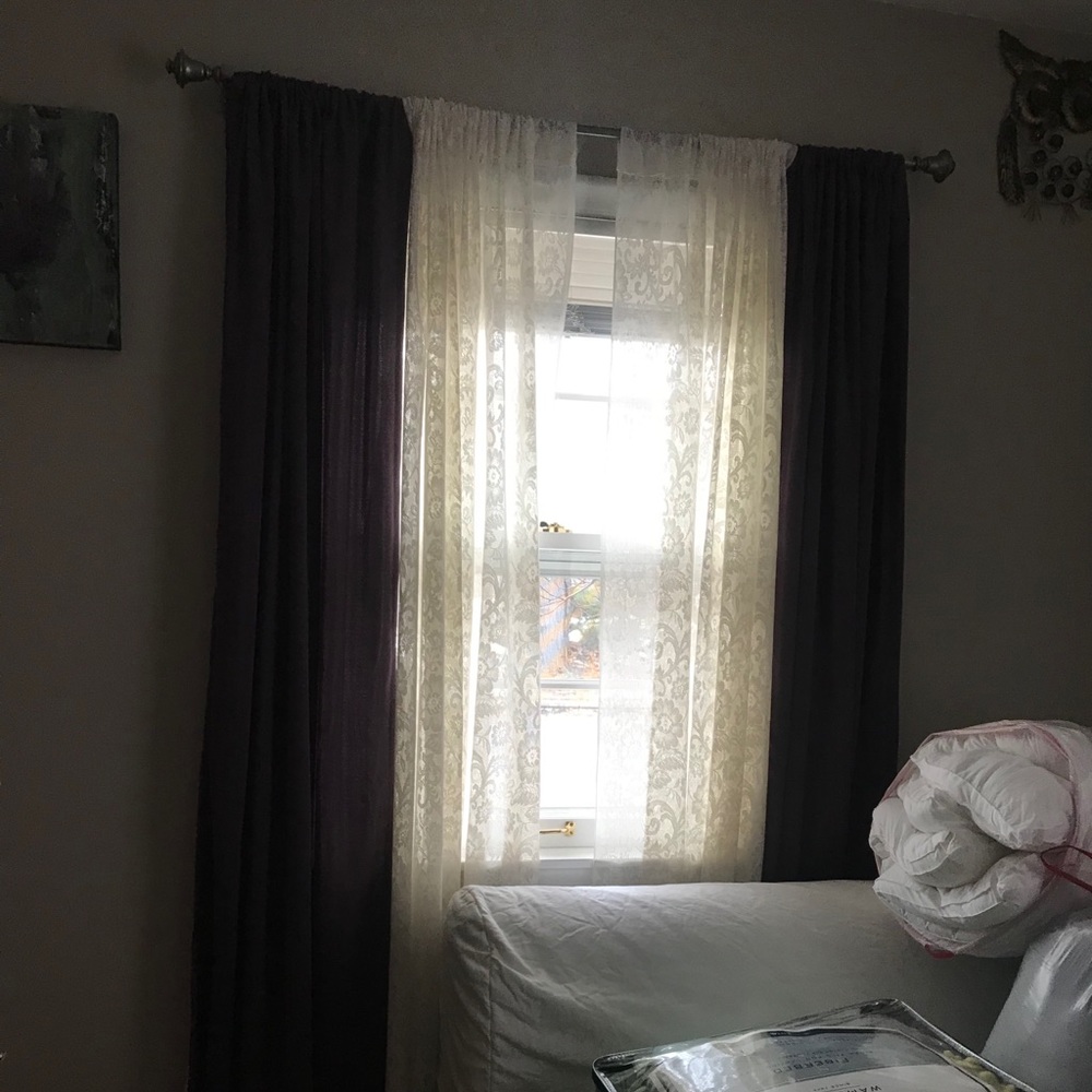 — #2 Deep Purple Pretty Curtains Set 🍆 - Picture 7 of 8